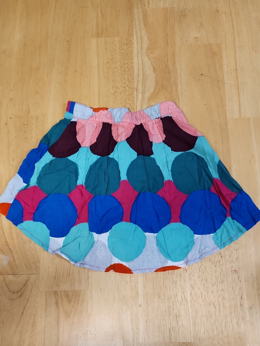 Crazy 8 Girls Colorful Abstract Polka Dot Skirt Size XS 4 - Picture 2 of 7
